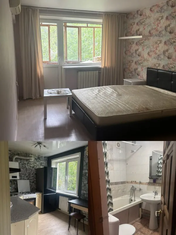 сдается однокомнатная квартира 🌇донецк, калининский район, ул. разенкова. 📍 ✅квартира просторная све... - фотография