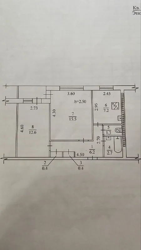 продам двухкомнатную квартиру под ремонт❗️  🌇донецк, центр щетинина📍 ✅с удобной планировкой с выходом на лоджию как из спальни, так и из зала ✅9/9 этаж, есть тех этаж ✅потолки сухие (обоям больше 10 лет ) ✅площадь жилая 28,1 общая 48, кухня 7,2, лоджия. ✅не угловая теплая 🌎отличное место расположения квартиры в 2х минутах автостанция (донецк, макеевка, моспино) все магазины рынок автостаянки сберкасса школа, садики в шаговой доступности. ✅аптека в доме. 💰цена 2 900 000 ₽ есть торг 📲☎️+79493247464 подписаться  |  дать объявление - фотография - 2