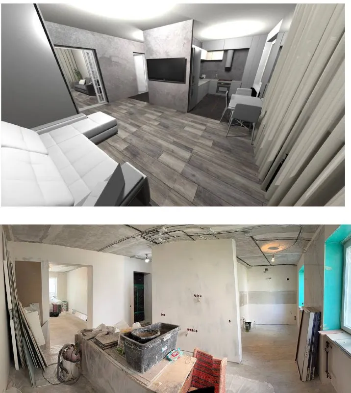 продам двухкомнатную квартиру 🌇донецк, "донецк-сити", ул. щорса 85📍 ✅2/5 этаж. спецпроект, полногабаритная, не угловая, 50 м. кв. ✅готовность ремонта 90% white box + частично уже уложены отделочные материалы + вся плитка и ламинат в наличии в квартире ✅подробное описание есть, пишите всё отправлю ❗️ ✅по проекту предусмотрена кухня-гостиная в виде студии, отдельная спальня с обустроенным балконом, гардеробная, санузел. ✅дом очень теплый. в квартире выполнен высококачественный ремонт с применением новых технологий и передовых стандартов! 💰цена 6 000 000 ₽ 📲☎️+7 977 9198704 анна либо пишите в лс @isakovaanna1992 подписаться | дать объявление - фотография - 2