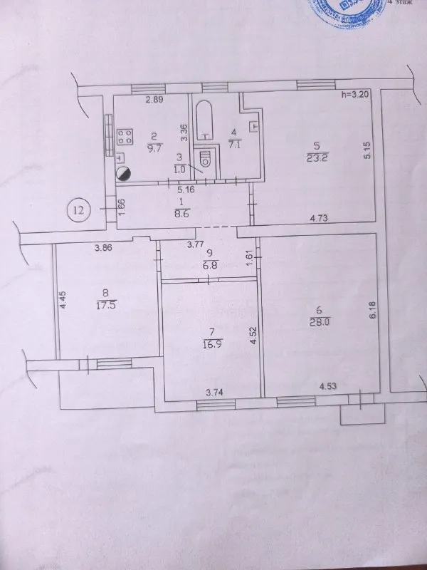 Продаётся шикарная 4-х комнатная квартира 🌇в центре города донецка, грин плаза, хмели-сунели, площад... - фотография