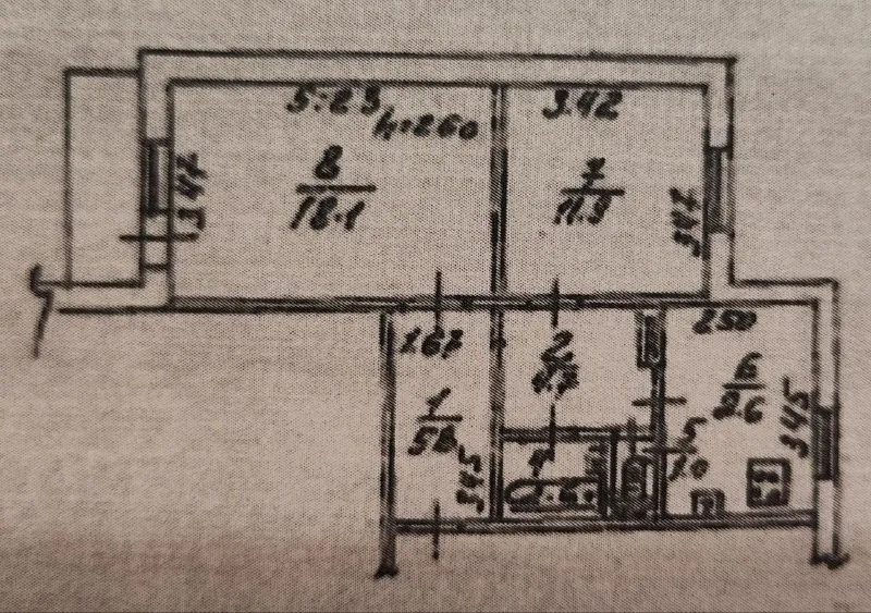 🏡продаётся двухкомнатная квартира 🌇г. Донецк днр, кировский р-н мкрн. Текстильщик, улица петровского... - фотография