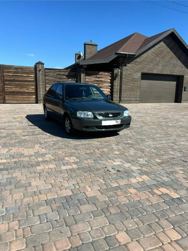 Hyundai accent 2008г продаю личную машину, месяц назад сделал ходовую часть, мотор не дымит, не трои... - фотография