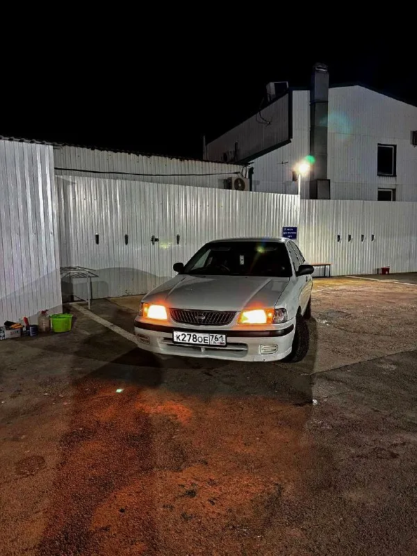 🏎 nissan sunny b15 2002г 1.3 акпп ✅не гнилой ✅печка работает ✅кондиционер работает ✅на новой зимней... - фотография