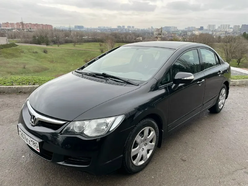 Honda civic 2008 г. в 1 владелец по птс зеленая автотека без дтп, выплат и расчетов родной пробег 19... - фотография