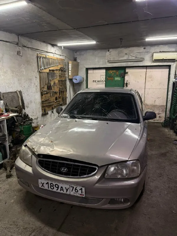 Продажа обмен accent 2007 года комплектация мт3 нужно занимать так мотор коробка сетка ничего не шум... - фотография