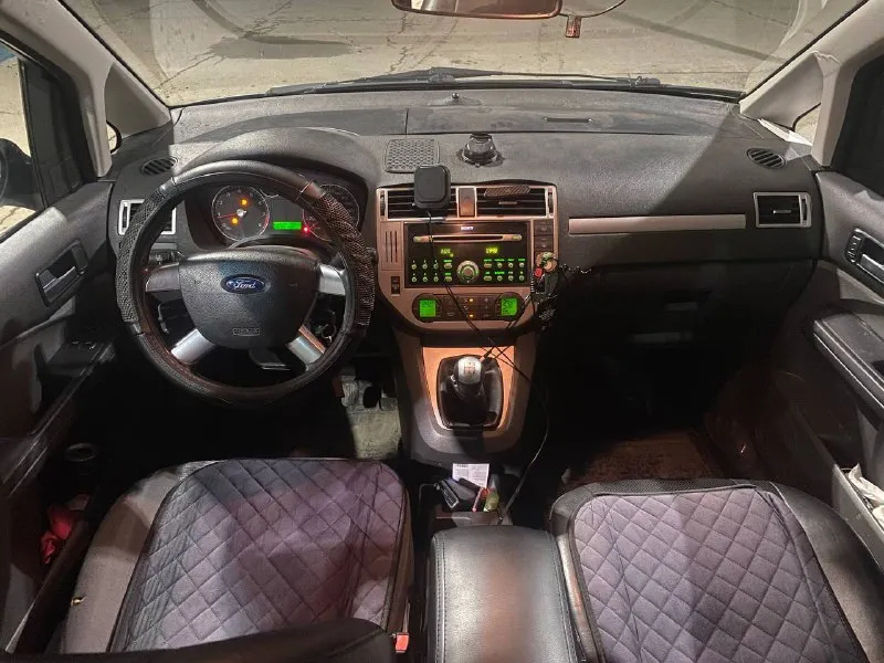 Ford c-max 2007 год 2 литра на механике кристальная автотека❗️ родной окрас❗️ пробег на приборке 290 хорош по технической части цена 420 89381105969 - фотография - 3