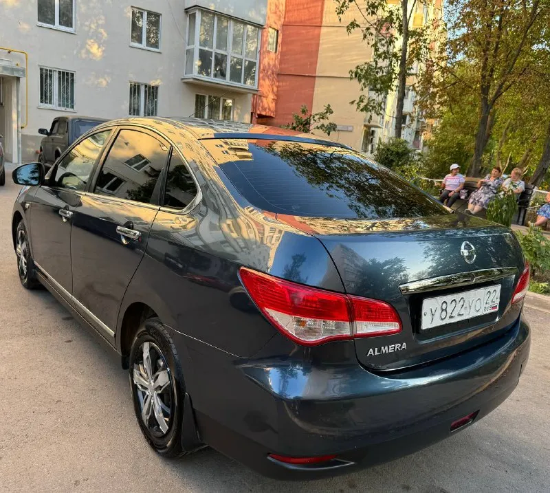 Nissan almera цена - 648.000₽ город - мариуполь год выпуска - 2014 пробег - 148.000 км топливо - бензин модификация- 1.6 кпп - автомат собственник - да +79494572485 птс оригинал 1 владелец!✅ автомобиль в отличном состоянии!!! весной было пройдено то заменены все расходники. кондиционер полностью обслужен месяц назад!за машиной всегда вёлся своевременный уход, денег в авто не жалели! авто полностью обслужено. техника вся на отлично, кузов без гнили, дно идеальное. документы абсолютно чистые доп. инфо. по телефону. эур✅️ abs✅️ кондиционер✅️ эл. подъёмники✅️ подогревы сидений✅ аудио система с bluetooth✅ подушки безопасности ✅️ - фотография - 6