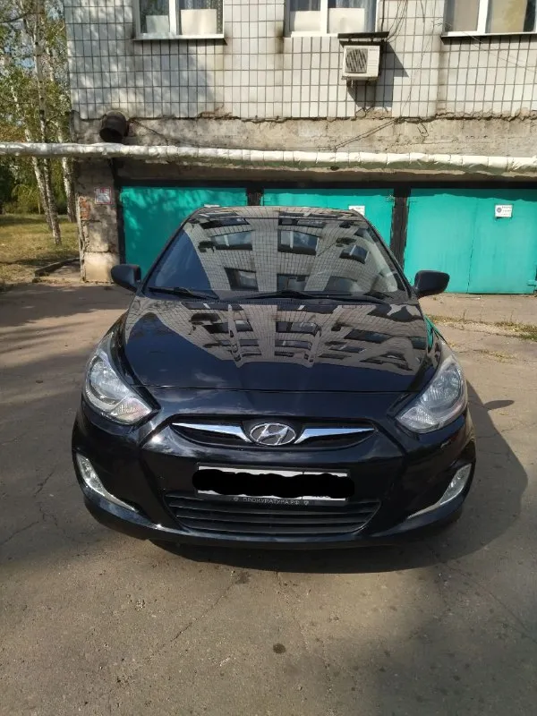 Хюндай солярис 2014г. в. пробег 122000 т. к. подтверждёный! двигатель 1,4 бензин коробка механика, к... - фотография