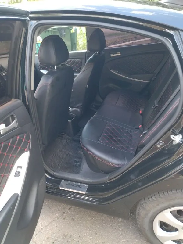 Хюндай солярис 2014г. в. пробег 122000 т. к. подтверждёный! двигатель 1,4 бензин коробка механика, кондиционер, подогрев сидений, подогрев зеркал дворников, автозапуск, подушки безопасности, г. макеевка тел. +79494160037; +9497511905 цена 850т. р торг! макеевка - фотография - 5