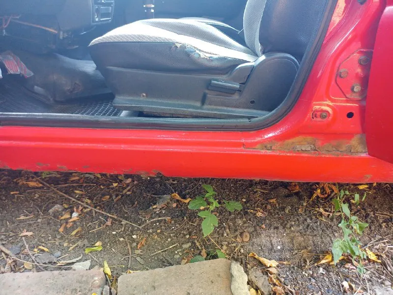 Продам hyundai пони 1993 г. газ бензин, 1.5.на ходу есть куда руки приложить, регистрация днр с пере... - фотография