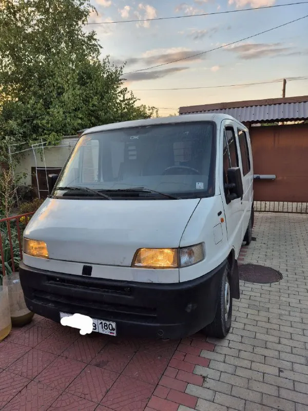 Продам личный автомобиль, fiat ducato, 1.9 td, 1999 года рождения. по документам грузопассажирский 6... - фотография