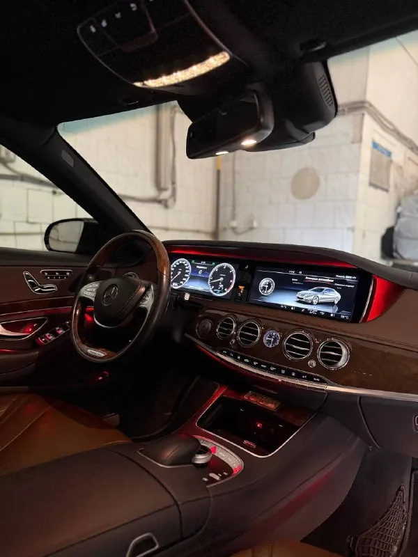 Mercedes benz - s class 222 - 2016 года выпуска, 149 км тысяч пробег,3.0 литра дизель, машина официальная, автомобиль в идеальнейшем состоянии, на твердую пятерку, не бит не крашен, машина вся в заводском окрасе на 100%, вся история обслуживания начиная с момента эксплуатации чеки и т. д, два комплекта резины с дисками зима лето, отличная комплектация, для комфортной езды, есть абсолютно все. я собственник, звонить для более подробной информации по номеру ниже +79495180296 цена 3.🍋850 или обмен - фотография - 8