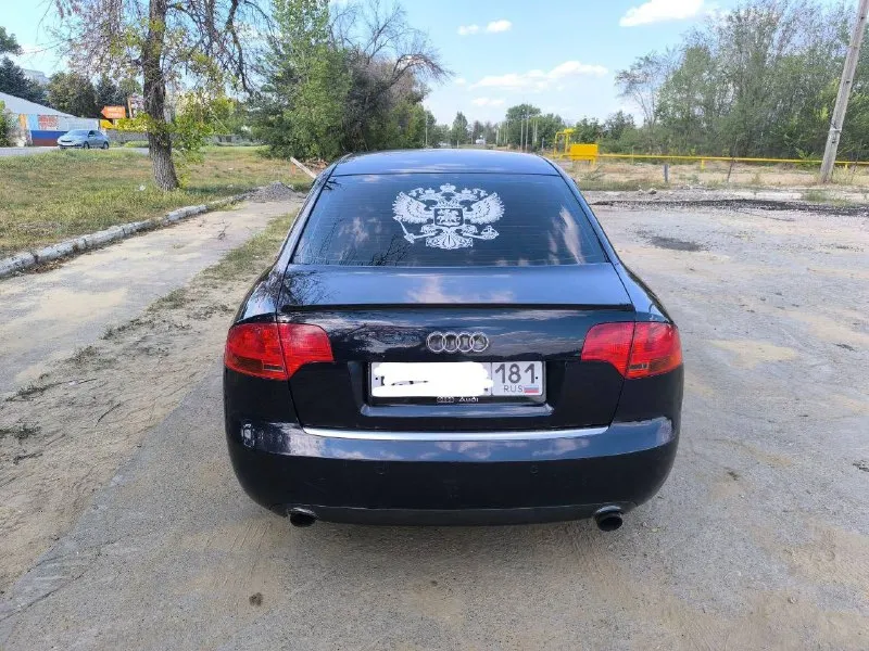 Audi a4 b7, 2,0turbo🔥 ✅двигатель 2,0tfsi, 200л. с.🚀, бензин⛽ передний привод, коробка автомат❗ ✅комплектация base : 🔥двух зонный климат контроль, 🔥кожанный мульти руль, 🔥подогрев сидений, 🔥штатный ксенон, 🔥круиз контроль, 🔥airbag: фронтальные, коленные, боковые передние и задние, 🔥активная безопасность: антипробуксовка тормозов, антипробуксовка, курсовая стабилизация, 🔥сабвуфер+8 динамиков, ✅состояние: автомобиль в нормальном техническом состоянии, на пробеге 249т. км. , 1000км назад была замена масла. внешне по кузову есть кое какие моменты. напомню, что новым автомобиль был в 2004году. ✅дополнительно: данный автомобиль прекрасно сочетает в себе мощность, комфорт, надёжность и стоимость, на автомобиле езжу по сей день. ❗️стоимость данного авто 650.000₽ + хороший торг❗️ +79595531636 данил +79591054683 юлия 📞 звоните: +7(959)5531636 - фотография - 4