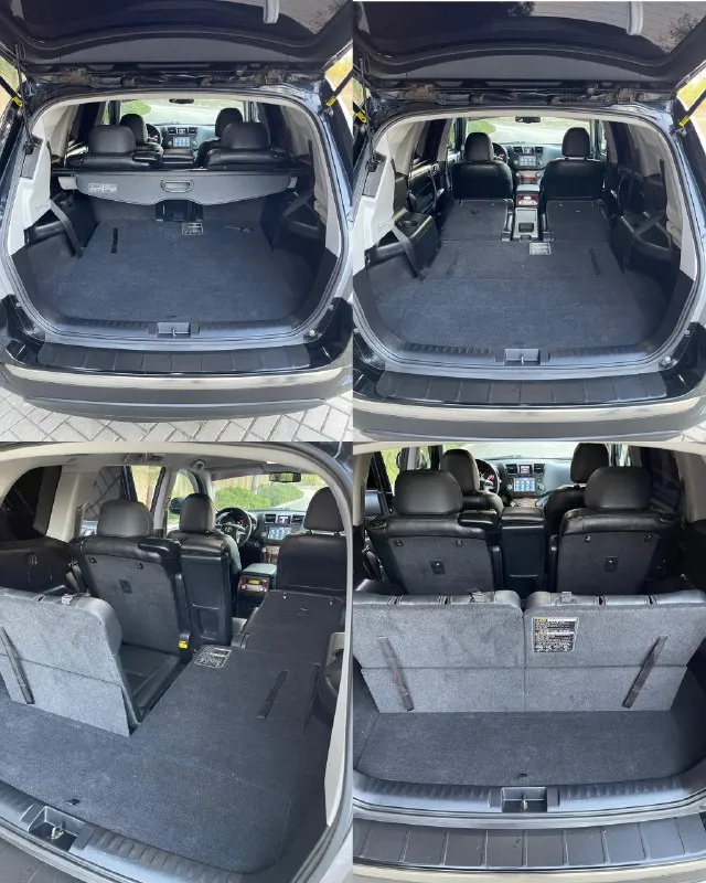 Toyota highlander-2011 год-6-месяца-черный-на черном салоне! 3.5-бензин-v6 -(273-лошадки!) привод -полный ! владельцев-3 чел! пробег -209,000 км (родной) в максимальной комплектации-limited type-7 мест ! бесключевой доступ ! салон -кожа -в отличном состоянии ! электро-регулировки сидений+ подогревы хорошая музыка ! камера заднего вида -на двух экранах! климат контроль-(холодит хорошо!) сердце-мотор -работает идеально !(масло заменено 1200 км назад!) at-работает идеально ! колеса - оригинал -r19-(резина практически новая, износ-7-10процентов) багажник с элекро-приводом -открывается -закрывается с пульта ! сигнализация с автозапуском ! свет -шикарный -стоят леды в круг! рыжиков-гнили и прочей чепухи -отсутствует ! за машину не стыдно, ухоженная(чаечка) цена -1,930000₽(торг присутствует после просмотра!) тел :+79495936159 осмотр -макеевка! 📞 звоните: +7(949)5936159 - фотография - 10