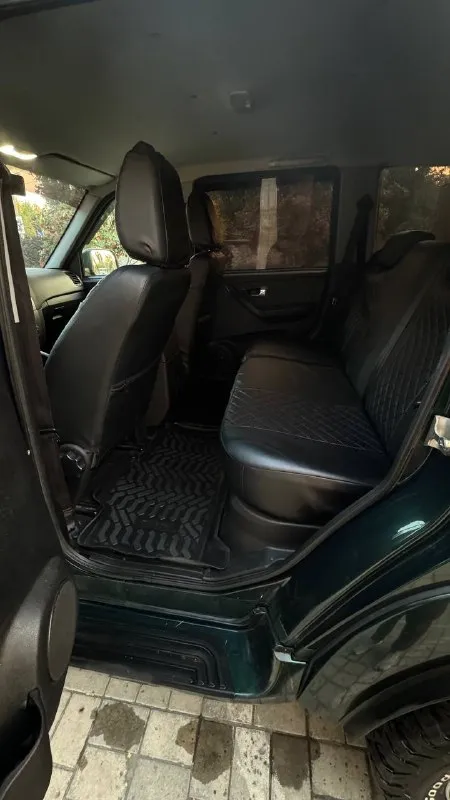 Уаз патриот год: 2015 пробег: 85.000 дополнительная информация: мотор 409 2.7/128лс. 5мкпп. технически и косметически в отличном состоянии. без коррозии и аварий, автомобиль обработан, хорошая грязевая резина, мультимедиа. фактически один владелец, салон как новый, всегда в чехлах. машина в отличном состоянии, ничего обслуживать и делать не нужно. зеленая автотека, оформлена на меня, без аварий. осмотр донецк, калининский цена: 690 т. руб. торг +7(949)77-101-77 - фотография - 8