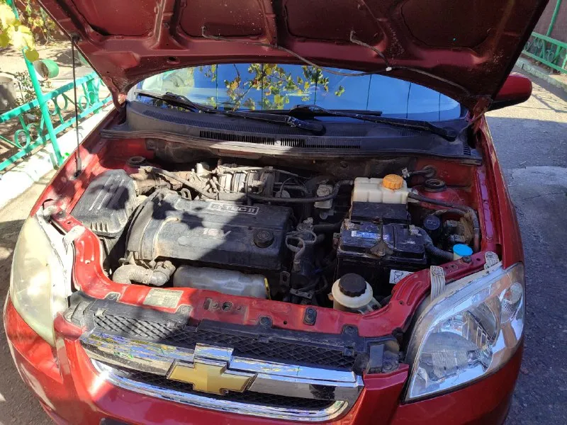 В продаже бюджетный автомобиль в хорошем состоянии chevrolet aveo год выпуска: 2006 пробег: 153 ткм двигатель: 1.4 бензин трансмиссия: механическая ✅ комплектация 4 электростеклоподъёмника, электрорегулировка зеркал, климат контроль ✅ оригинал птс ✅ технически в порядке, не требует срочных вложений, летние и зимние шины ✅ установлена магнитола с камерой заднего вида и сигнализация, недочеты: мелкие повреждения на кузове и салоне стоимость: 450 000 рублей(торг присутствует) звонить +7 949 310 77 91 - фотография - 5