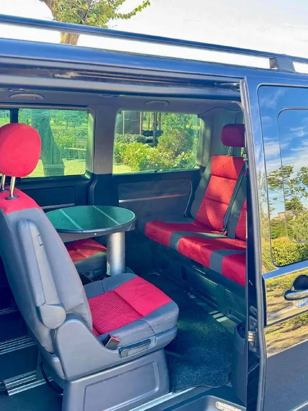 💣 Volkswagen t5 multivan

💰Цена: 1 500 000р
🏢Город: мариуполь
📅Год выпуска: 2004
🧾Пробег: 290 113 км.
⚙️Двигатель: 2.5
⛽Топливо: дизель
⚙️Кпп: автомат

📞 Телефон:

+7-949-551-91-52
+7-949-727-41-51
+7-989-263-55-56

💾 Описание:

Премиальная версия легендарного микроавтобуса vw transporter

☑️ Комплектация с акпп

☑️ 7 Мест, салон трансформер

☑️ Опрятный кузов без дефектов
(Всего три крашеных элемента)

✔️ Максимальная комплектация с классическим 6-ти ступенчатым автоматом, сдвижными дверьми с двух сторон, раздельным климат-контролем (холодит и греет шикарно), семи местный двухцветный салон трансформер со встроеным детским креслом, шесть подушек безопасности, стол, android телевизор и магнитола с bluetooth и камерой заднего вида, парктроники перед/зад, рейлинги, птф, abs, литые диски на хорошей летней резине.

✔️ Автомобиль после полного то с заменой масла в двигателе и акпп, всех фильтров и переуплотнения турбины.

Улица шевченко 269 - фотография - 7