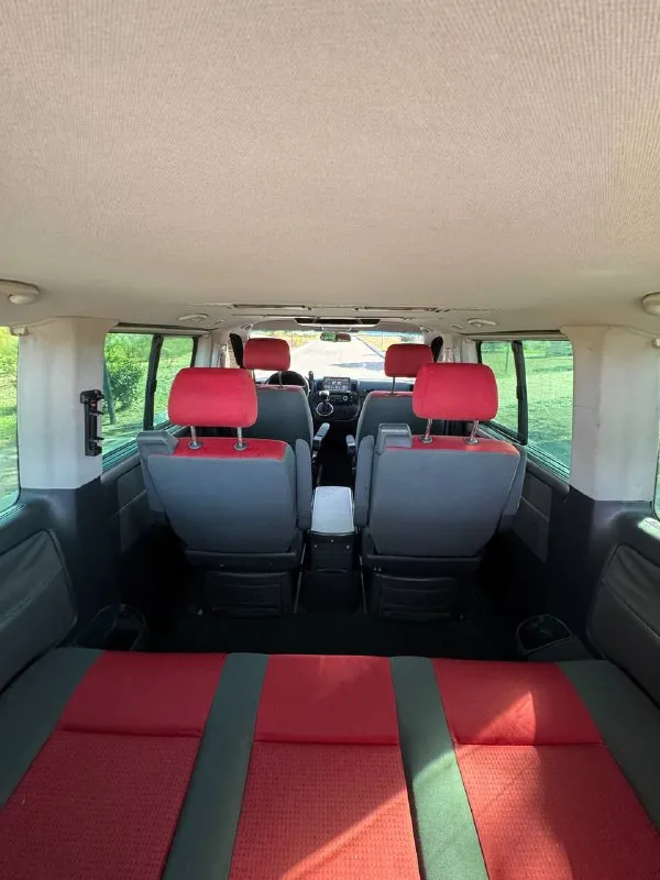 💣 Volkswagen t5 multivan

💰Цена: 1 500 000р
🏢Город: мариуполь
📅Год выпуска: 2004
🧾Пробег: 290 113 км.
⚙️Двигатель: 2.5
⛽Топливо: дизель
⚙️Кпп: автомат

📞 Телефон:

+7-949-551-91-52
+7-949-727-41-51
+7-989-263-55-56

💾 Описание:

Премиальная версия легендарного микроавтобуса vw transporter

☑️ Комплектация с акпп

☑️ 7 Мест, салон трансформер

☑️ Опрятный кузов без дефектов
(Всего три крашеных элемента)

✔️ Максимальная комплектация с классическим 6-ти ступенчатым автоматом, сдвижными дверьми с двух сторон, раздельным климат-контролем (холодит и греет шикарно), семи местный двухцветный салон трансформер со встроеным детским креслом, шесть подушек безопасности, стол, android телевизор и магнитола с bluetooth и камерой заднего вида, парктроники перед/зад, рейлинги, птф, abs, литые диски на хорошей летней резине.

✔️ Автомобиль после полного то с заменой масла в двигателе и акпп, всех фильтров и переуплотнения турбины.

Улица шевченко 269 - фотография - 8