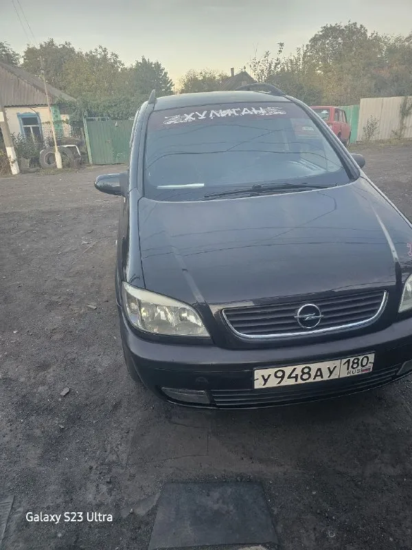 Продам opel зафира 7 мест, 2000г. в хорошем состоянии, кузов без рыжиков, мотор и кпп все работает и... - фотография
