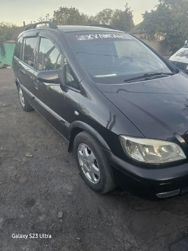Продам opel зафира 7 мест, 2000г. в хорошем состоянии, кузов без рыжиков, мотор и кпп все работает исправно, полное переоформление, цена 480т. +79494615295 снежное. 📞 звоните: +7(949)4615295 - фотография - 2
