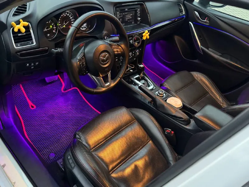 Продам mazda6 2014год в идеальном состоянии без вложений сель и поехал мотор 2.5 масло не есть коробка не пинает в максимальной комплектации 19диски новые куплены за 197.000тысяч рублей все чеки хороший свет салон не порван музыка очень хорошо играет в машине все работает без вложений машина на твёрдую 5 все остальные вопросы по телефону звоните в любое время !! +7949-467-65-94 цена 1.450.000₽ - фотография - 8