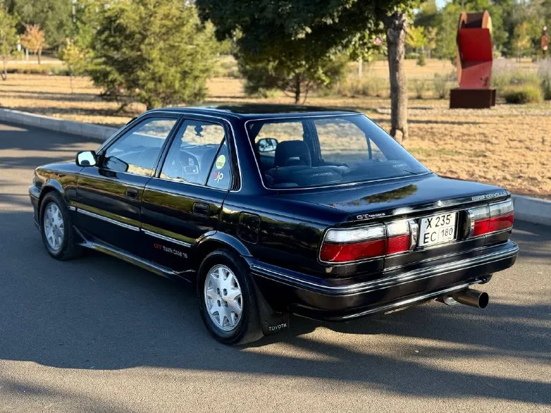 🇯🇵toyota corolla gt-i 💰цена: 830 000р 🏢город: мариуполь 📅год выпуска: 1989 🗒️пробег: 26 997км. ⚙️двигатель: 1.6 180л. с. ⛽топливо: бензин ⚙️кпп: механика 📞телефон: +7-949-727-41-51 +7-918-040-99-83 +7-989-263-55-56 💾 описание: ⏳капсула времени с историей ✔️всю жизнь в одной семье ✔️4age на стероидах - 180л. с. ✔️пробег после полной реставрации 27 000км! улица шевченко 269 - фотография - 5