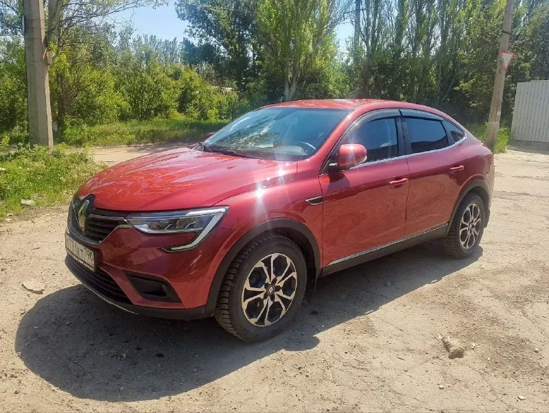 Renault arkana цена 1 650 000р торг год 2021 вин x7lrjc4d267338273 пробег 95000км двигатель 1.3t 150... - фотография