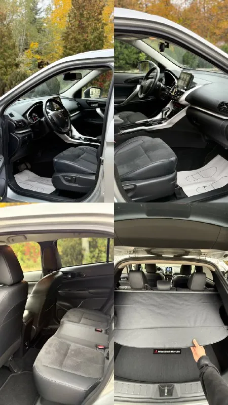 В продаже японская сборка mitsubishi eclipse cross цвет: серый металлик год выпуска: 2021/12 месяц (рестайлинг) : 1.5 бензин привод: подключаемый полный пробег: 66.000км предмаксимальная комплектация: se/sel состояние абсолютно нового автомобиля. стекла все родные, безопасность вся родная. любые проверки на сто только приветствуются. без пробега по рф! есть все для комфортной езды: -все ассистенты помощи вождение -двух зонный климат-контроль -подогрев сидений -салон из алькантары -слепые зоны -камера заднего вида -full led оптика -apple carplay, android auto -датчик света / дождя / давление в шинах -электроскладывание зеркал -диски r18 -autohold и многое другое. . машина находится в макеевке. вы будете первым владельцем машины в рф. полностью расстоможена и готова к постановке на учет. весь пакет документов входит в стоимость автомобиля!! остальные вопросы по телефону или в сообщение 📞+79493090162 (tg, whatsapp) 📞+79490020515 (tg) 2.275.000р 🎁 📞 звоните: +7(949)3090162 - фотография - 10