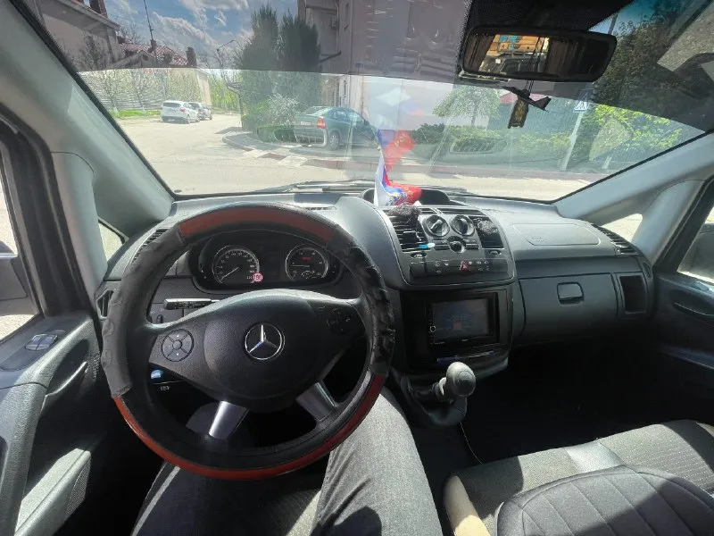Продам mercedes vito 2.1 мт, 2011, пробег 270км цена 2 000 000 ₽ vito 639 пригнан с германии в идеальном состоянии контрактный двигатель ом 651 проведено полное то с заменами всех комплектующих сухая вэбаста произведены замены форсунок на новые масло менялось каждые 10т пробега, один владелец, машина в очень хорем состоянии +79591390163 📞 звоните: +7(959)1390163 - фотография - 5