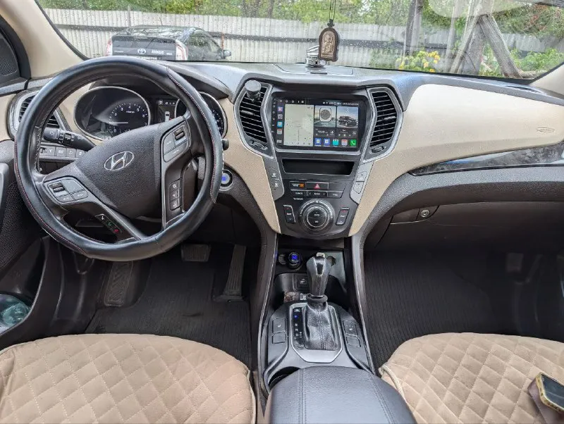 Hyundai santa fe 2.4 at, 2017, пробег 130 000 км, цена 2 🍋 (торг у капота) состояние отличное, хорошая комплектация, не перекуп, продаю личный автомобиль, все вопросы по телефону +79496391831, вин по запросу в личку. - фотография - 6