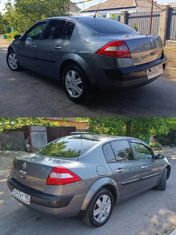 Продам renault megan 2 с самым простым и надёжным мотором 1.6 и коробкой автомат. в идеальном состоянии ( не битый и не крашеный, без гнилья ржавчины и тд. ) машинка не пригон рф, а приобреталась в украине в автосалоне, я вторая хозяйка с момента покупки. ✅пробег родной 172.000 км. что на сегодняшний день очень большая редкость!!! ✅комплектация самая максимальная для этого авто: панорамная крыша, камера заднего хода, парктроник, климат контроль, подогрев сидений, электро зеркала, мульти руль, датчики ( света, дождя), кнопка старт-стоп, сигнализация с обратной связью и много приятных мелочей. также установлен газ евро-4. ✅два комплекта новой резины с дисками. кто ищет хороший ухоженный и весь обслуженный автомобиль это ваш вариант. тел. +79494267598 осмотр донецк. 🔥цена 650.000🔥 реальному покупателю торг!!! - фотография - 2