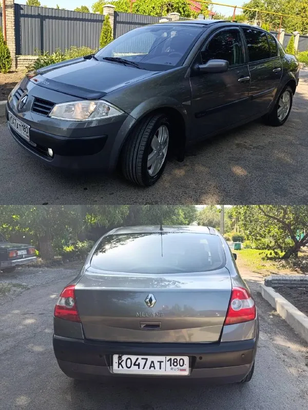 Продам renault megan 2 с самым простым и надёжным мотором 1.6 и коробкой автомат. в идеальном состоянии ( не битый и не крашеный, без гнилья ржавчины и тд. ) машинка не пригон рф, а приобреталась в украине в автосалоне, я вторая хозяйка с момента покупки. ✅пробег родной 172.000 км. что на сегодняшний день очень большая редкость!!! ✅комплектация самая максимальная для этого авто: панорамная крыша, камера заднего хода, парктроник, климат контроль, подогрев сидений, электро зеркала, мульти руль, датчики ( света, дождя), кнопка старт-стоп, сигнализация с обратной связью и много приятных мелочей. также установлен газ евро-4. ✅два комплекта новой резины с дисками. кто ищет хороший ухоженный и весь обслуженный автомобиль это ваш вариант. тел. +79494267598 осмотр донецк. 🔥цена 650.000🔥 реальному покупателю торг!!! - фотография - 3