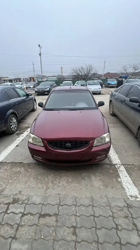 Hyundai accent 1.5 102л. с. обслужена полностью все расходники заменены мотор на 5 коробка на 5 ходовая подтянута купил новые колеса им неделя купил новый аккумулятор антифриз новый поменял прижимной на стартере легкая музыка не убитая не кривая не косая цена 400т. р. обращаться по номеру :+7990-053-79-01 - фотография - 9
