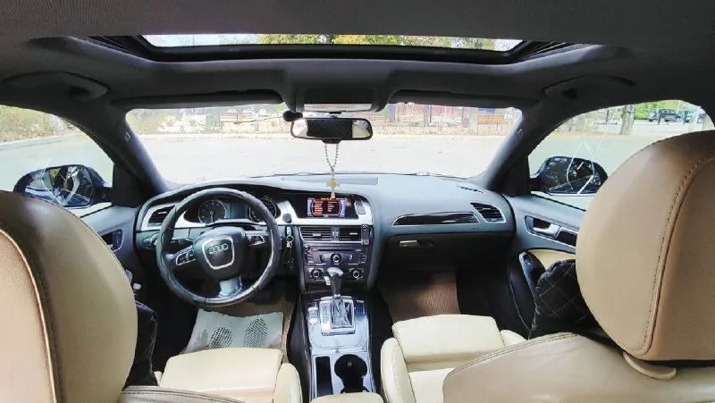 Audi a 4 заводской s-line ! 1.8 turbo! усиленная перфорированная тормозная система + колодки! очень грамотно все зделанно ! дороботанная оптика ! максимальная комплектация ! комфортный сало! черный потолок ! без ключевой доступ старт- стоп! круиз контроль ! раздельный климат! парктроник 360! подогревы! полная обезшумка! мульти руль! полный антихром ! и многое другое ! авто в отличном состоянии ! и полностью обслужен ! цена 1,50 торг у капота ! или обмен на авто дешевле ! +7949 505 96 96 📞 звоните: +7(949)5059696 - фотография - 8