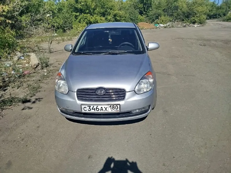 Продам хундай акцент 2008 год газ бензин кпп автомат цена 550 +79494361632 - фотография - 1
