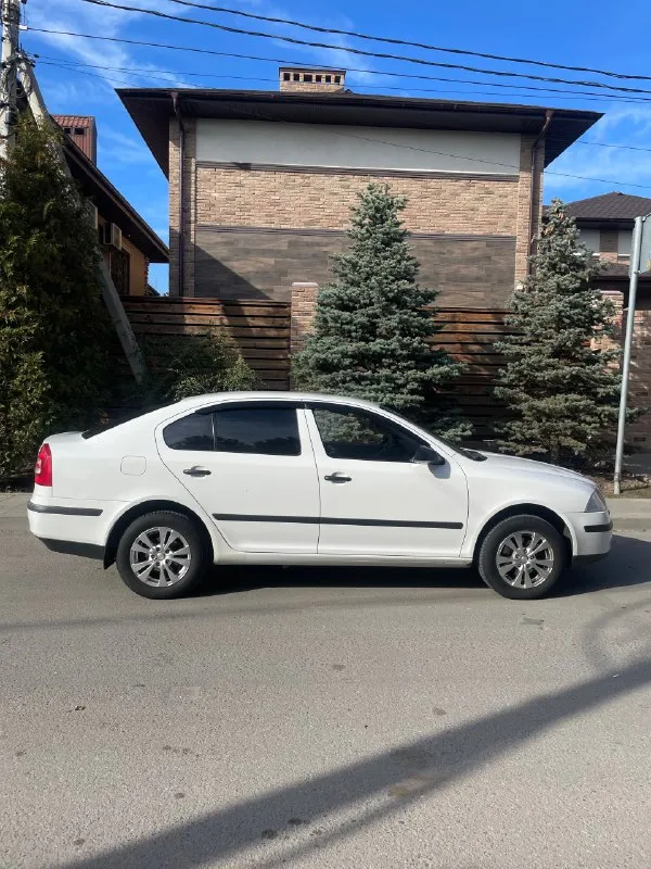 ☘️ skoda octavia 1.6 fsi 2007 механика цена: 660 тысяч рублей (торг) номер: +79494771813 / +79897136521 (телеграм/вотсап) город: макеевка продается skoda октавия а5 1.6 fsi на механической коробке передач. хозяйская, была все время в одной семье, фактически один владелец. ездила исключительно по краснодару, поэтому днище с порогоми сохранились максимально хорошо. состояние близко к идеалу, имеются жизненные скольчики и небольшая вмятина на капоте, но это мелочи на фоне общего состояния авто. родной окрас, машина без дтп. по технической части вопросов нет, все работает и едет как надо. двигатель не шумит, не троит, тянет машину хорошо. все передачи работают. печка жарит, кондиционер холодит. по электрике вопросов так же нет, все работает, музыка играет хорошо. была замена обшивки потолка, старая провисла, частая проблема старых вагов. поставил кожаный руль заместо пластикового, сделал хим чистку сидений, салон выглядит отлично, очень чистый и аккуратный. резина летняя пер 📞 звоните: +7(949)4771813 - фотография - 7