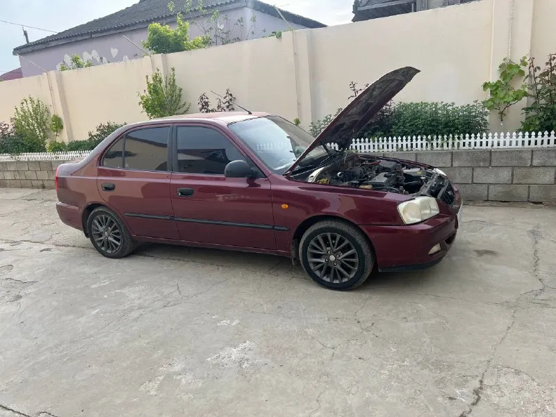 Hyundai accent 1.5 102л. с машина на полном ходу в хорошем состоянии все расходники заменены новые колеса р15 новый аккумулятор кондер холодит печка греет цена из-за срочности 375тыс тел 8990-053-79-01 телеграмм:@bones085 г. бердянск - фотография - 10