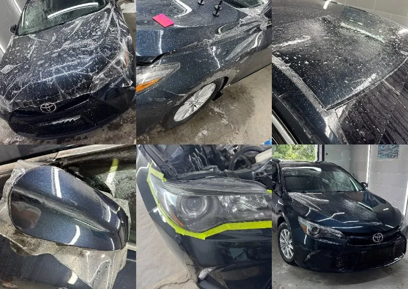 Toyota camry 50 se 2016 6 ступеней 2.5 (2ar-fe), 181 л. с. пробег — 141 000 км цвет: синий перламутр. внешне и технически — в идеальном состоянии. вся безопасность на месте, стёкла родные. автомобиль полностью покрыт керамикой. зоны риска в бронеплёнке (капот, крылья, бампер, стойки, зеркала, полоска на крыше, решётка радиатора, фары, пространства под ручками, пороги). днище и арки обработаны. машиной владею с 2019 года, не перекупщик. произведены две частичные замены масла в (ravenol t-ws) с заменой фильтра. масло в двигателе — каждые 7 000 км ( toyota 0w-20, оригинал), закупалось напрямую у поставщика «рустранс-логистик». фильтры — оригинал. тормозная жидкость — ate. колодки по кругу — nibk. комплектация: салон из комбинированной кожи, камера заднего вида, мультируль с лепестками переключения передач, электрорегулировка сидений, кондиционер, круиз-контроль, эл. усилитель руля, бортовой компьютер, обогрев зеркал, гу: usb, bluetooth, hands-free. +7 ( 📞 звоните: +7(949)8005777 - фотография - 8