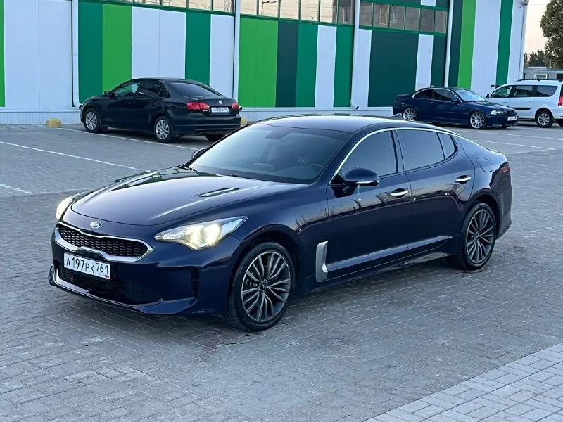 Марка 🚙 - kia stinger год выпуска - 2019 двигатель - 2.0л (250 л. с) кпп - автомат пробег - 177.000... - фотография