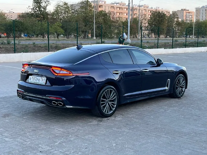 Марка 🚙 - kia stinger год выпуска - 2019 двигатель - 2.0л (250 л. с) кпп - автомат пробег - 177.000 км трассового вид топлива - бензин • комплектация • климат-контроль эл стеклоподъемники эл регулировка зеркал эл усилитель подогрев руля подогрев сидений старт-стоп без ключевой доступ акустика bluetooth aux usb сенсорный монитор, камера заднего вида безопасность (airbag) abs, esp чистый ухоженный салон автомобиль отполирован и покрыт в керамическое покрытие техническая часть автомобиля в идеальном состоянии - 2.480.000₽ цена договорная - -номер телефона- +7949-607-50-67 -город мариуполь - - фотография - 4