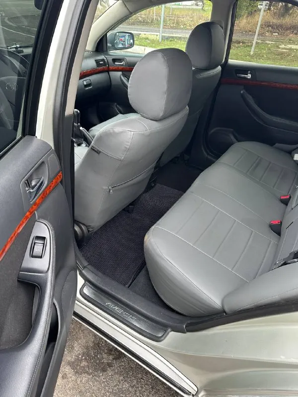 ❗продам toyota avensis❗ любое переоформление ! автомобиль 2003 года выпуска. 2.0 (атмосферный, бензиновый) коробка: механика машина в отличном состоянии, что внешне, что по технике. была заменена вся ходовая часть( отрабатывает на все 100%) также установлено новое сцепление. по двигателю никаких нареканий нет. по машине работает каждая кнопка. ♻комплектация: 2х зонный климат контроль, усилитель руля, мульти руль, подогрев сидений, стеклоподъемники, круиз контроль, электра регулировка зеркал, подушки безопасности, abs, esp. ✅установлена дорогая мультимедиа, подключена под мульти руль. ✅гнили и рыжиков нет от слова совсем. салон в отличном состоянии, установлены хорошие кожаные чехлы. есть 2 комплекта ковриков. установлены линзы (свет отличный) осмотр г. амвросиевка ✅цена: 720.000 руб. подробности по телефону: +7 949 409 57 94 +7 949 426 39 50 📲 tg: илья витальевич 📞 звоните: +7(949)4095794 - фотография - 6