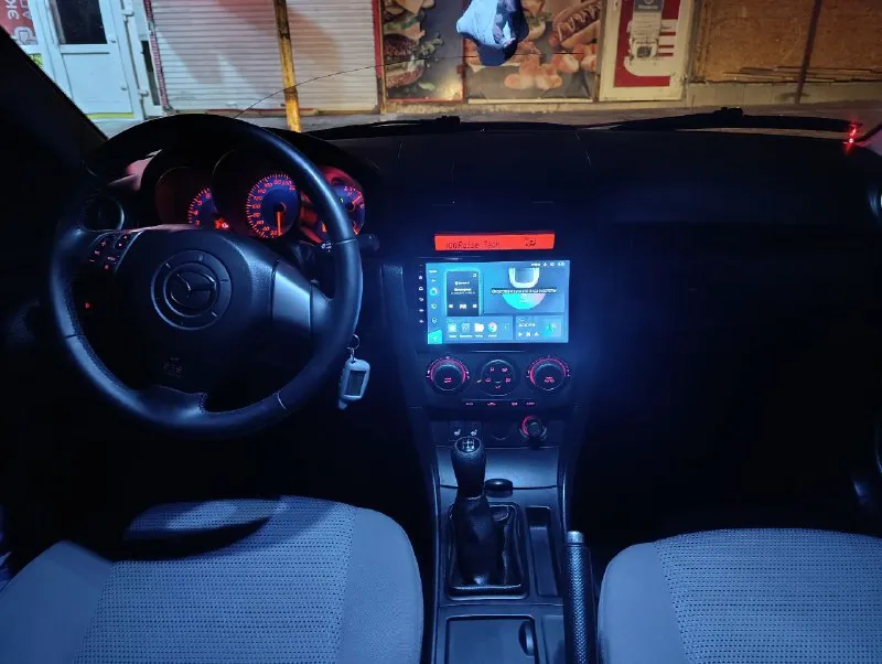 Продается mazda 3 🔥🔥🔥 рестайлинг!!! 2006 года выпуска мотор 1.6 ( атмосферный) бензин кпп: механика пробег 280 тыс. ( родной) авто в отличном состоянии✅ машина обслужена! вложений не требует. в комплектации: 🚘 климат-контроль, андроид магнитола, подогрев сидений, мультируль, 4 стеклоподъемника, линзованная оптика, автозапуск. диски r16 🛞 документы в полном порядке без арестов и штрафов, переоформление без проблем ✅ цена 675.000₽ 💵 (торг уместен) обмен не интересует! осмотр г. донецк все вопросы только по телефону📲 +79493830348 - фотография - 6