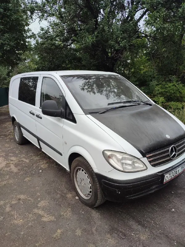 Продам mercedes вито 2,2 115 150 л. с механика 2006года, пассажир 6+1 масло не ест турбина кулиса кп... - фотография