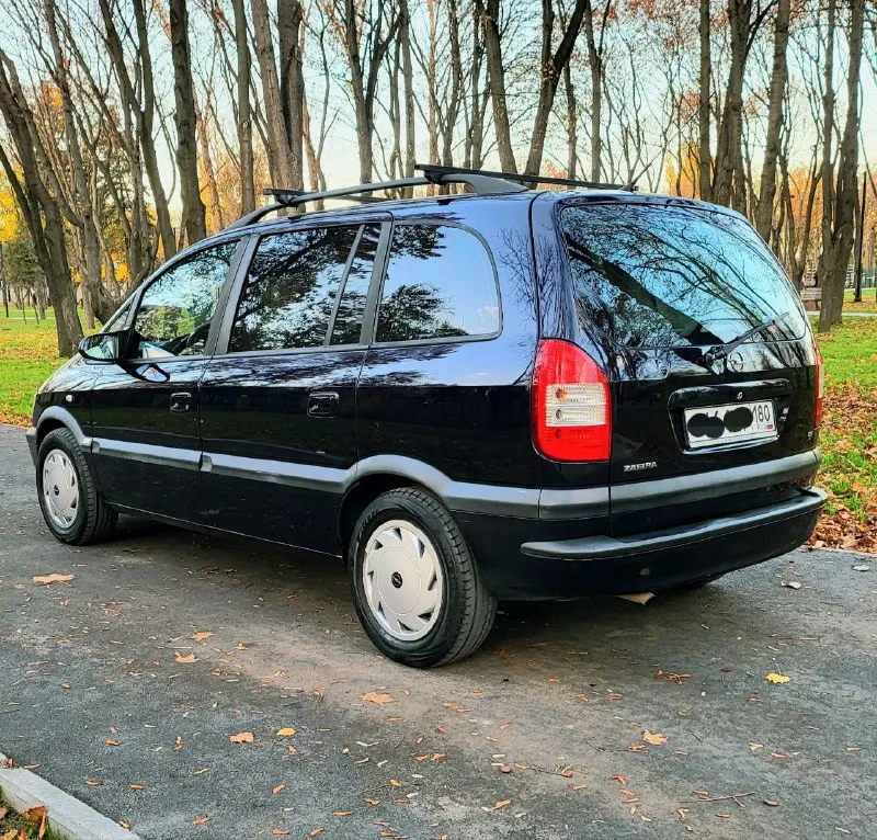 Opel зафира opel zafira 1.8 16v рестайлинг 2004 г. в. превосходное состояние авто. пригнана в 2019 году в донецк, один собственник. родной пробег, вся история обслуживания. не бит, корозии нет. стекла атермальные родные. все работает. 2 ключа. донецк. плохая связь. 590т. р. +79498049797 📞 звоните: +7(949)8049797 - фотография - 3