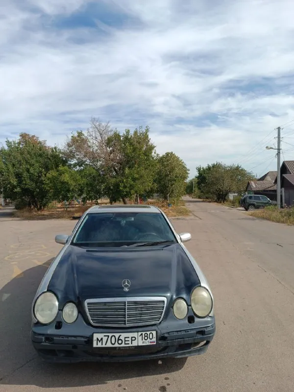 ‼️продаётся ‼️ mercedes е-клас 1999г, 2.0 бензин -газ, коробка -автомат, музыка, сигнализация, довод... - фотография