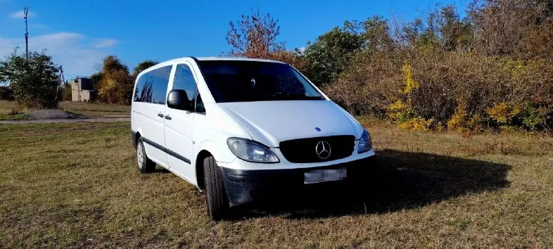 Продам mercedes vito, пассажир заводской 9 мест, год выпуска 2009, 2.2 дизель, мкпп, состояние сел п... - фотография
