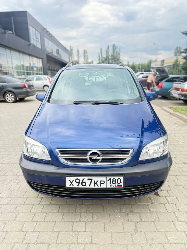 Opel зафира а 2004г автомобиль в отличном состоянии двс 1.8 в отличном состоянии. установлено италья... - фотография