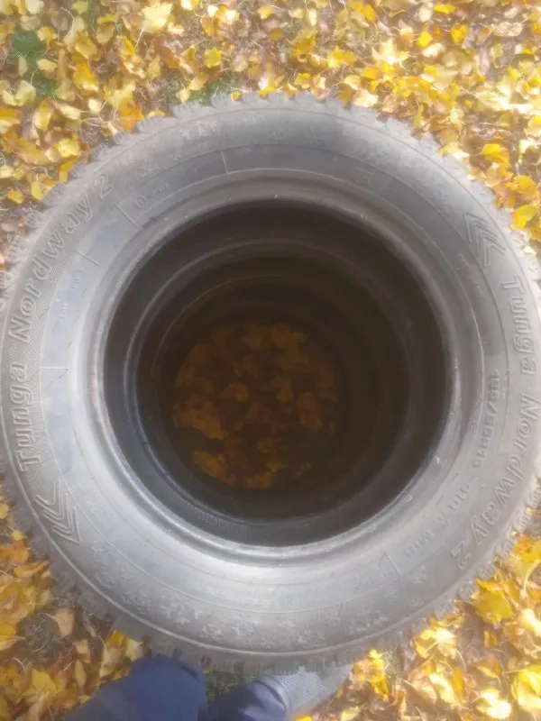 Резина 15 зима шипованная, диски на 15 стояли на ford фокус. за 4 диска и 4 ската 15000 р +79499787334 📞 звоните: +7(949)9787334 - фотография - 4