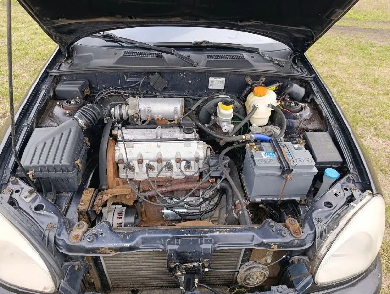 🚙продам daewoo sens🚙 📊2007 г. выпуска📊 ⛽газ/бензин ⛽ 💲 цена 145000₽💲 🏁г. донецк, кировский район 🏁 ☎️+7(949)524-54-81 продам daewoo sens машина полностью на ходу сел и поехал, двигатель объемом 1300 см3 работает отлично, кпп не гремит скоростя не вылетают, установлены новые (стартер, генератор, радиатор охлаждения, передние стойки), электрика вся работает, чистый приятный салон, обмены не интересуют, продажа по тех. паспорту(украинский и днр учёт ), на российский временный учёт на 5 лет (180 регион) на вас ставится без проблем 📞 звоните: +7(949)5245481 - фотография - 9