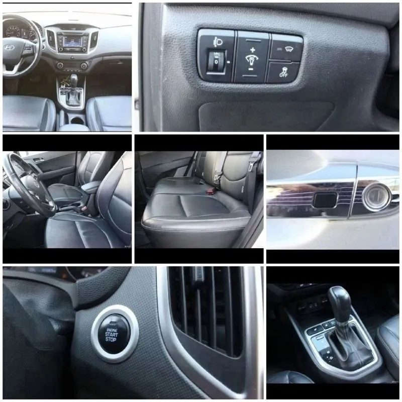 Продается hyundai creta 2017 г. в. ⚙️ - двигатель 2.0 (масло не расходует) - (работает четко, без пинков, пробуксовок) - полный привод 🛞 - бесключевой доступ, кнопка start/stop - климат-контроль - обогрев: передних и задних сидений, руля, лобового стекла - дхо, автосвет, адаптивный свет, линзованная оптика - кожаный салон - сигнализация с автозапуском - датчики давления в шинах - парктроники - задняя камера - система помощи при спуске ✅состояние автомобиля: - без дтп, без подкрасов - полное то, полностью обслужена - чистый, аккуратный, кожаный салон, все работает все включается. ‼️смотреть в г. алчевск ‼️ 💰цена 1.800т. р 📞+79590108078 📞 звоните: +7(959)0108078 - фотография - 9